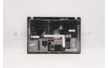 Lenovo 5M10Z41277 C-Cover with keyboard, French, Black, Backlight, US