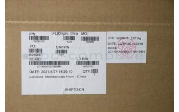 Lenovo 5M10Z41322 C-Cover with keyboard, Slovenian, Black, Backlight, UK