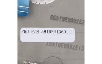 Lenovo 5M10Z41369 C-Cover with keyboard, Danish, Black, Backlight, Fingerprint, UK