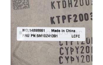 Lenovo 5M10Z41391 MECH_ASM CCov BL KBD GRE US(SNX)BK FPR