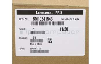 Lenovo 5M10Z41543 C-Cover with keyboard, Switzerland, Black, Backlight, Fingerprint, UK