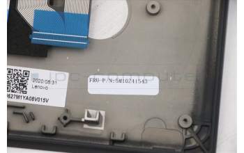 Lenovo 5M10Z41543 C-Cover with keyboard, Switzerland, Black, Backlight, Fingerprint, UK