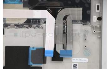 Lenovo 5M10Z41561 C-Cover with keyboard, Belgian, Silver, Backlight, Fingerprint, NFC, UK