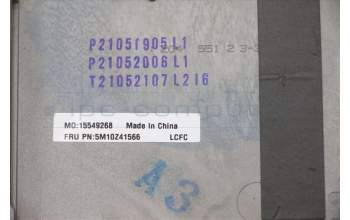 Lenovo 5M10Z41566 C-Abdeckung mit Tastatur, Bulgarisch, silber, Hintergrundbeleuchtung, Fingerabdruckleser