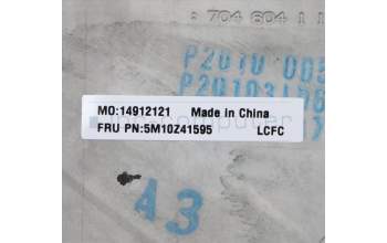 Lenovo 5M10Z41595 C-Abdeckung mit Tastatur, Italienisch, Silber, Hintergrundbeleuchtung, Fingerabdruck