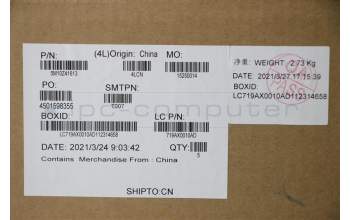 Lenovo 5M10Z41613 MECH_ASM Ccv BLKB SPA UK(LTN)SR FPR_NFC