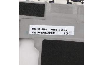 Lenovo 5M10Z41615 C-Abdeckung mit Tastatur, Schwedisch/Finnisch, Silbern, Hintergrundbeleuchtung, Fingerabdruck, NFC