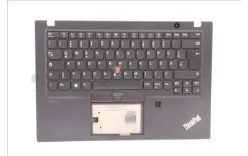 Lenovo 5M10Z41667 MECH_ASM Ccov KBD GER UK(SRX)BK FPR
