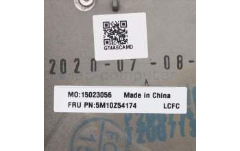 Lenovo 5M10Z54174 C-Cover with keyboard, Estonian, Black, Backlight, UK