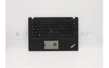 Lenovo 5M10Z54203 C-Cover with keyboard,Norwegian,Black,Backlight