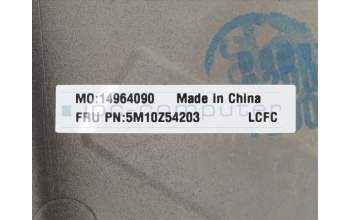 Lenovo 5M10Z54203 C-Cover with keyboard,Norwegian,Black,Backlight