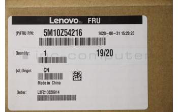 Lenovo 5M10Z54216 C-Cover with keyboard, Switzerland, Black, Backlight, UK