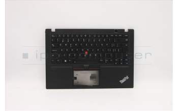 Lenovo 5M10Z54216 C-Cover with keyboard, Switzerland, Black, Backlight, UK