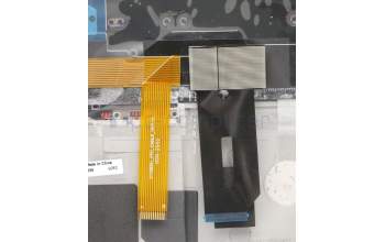 Lenovo 5M10Z54235 C-Cover with keyboard, Belgian, Black, Backlight, Fingerprint, UK