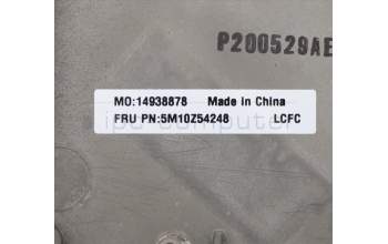 Lenovo 5M10Z54248 C-Abdeckung mit Tastatur, Estnisch, Schwarz, Hintergrundbeleuchtung, Fingerabdruck