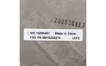 Lenovo 5M10Z54274 MECH_ASM Ccv BLT KBD LA_SPA UK(LTN)BK FP