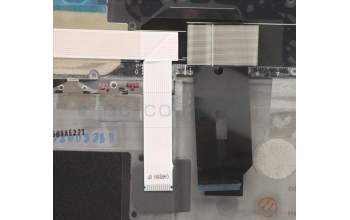 Lenovo 5M10Z54276 C-Cover with keyboard, Norwegian, Black, Backlight, Fingerprint, UK