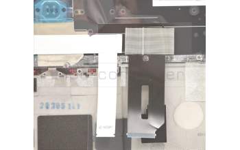 Lenovo 5M10Z54296 C-Cover with keyboard, Turkish, Black, Backlight, FingerPrint, UK