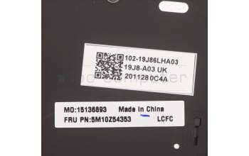 Lenovo 5M10Z54353 MECH_ASM KB w/KB Mlr Num BL(CHY)NOR