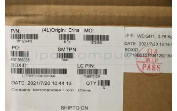 Lenovo 5M10Z54416 MECH_ASM KB w/KB Mlr Num BL(CHY)Nordic