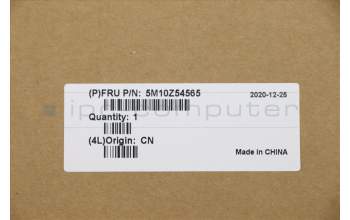 Lenovo 5M10Z54565 MECH_ASM KBD EURO ENG(Sun) Pat US BK
