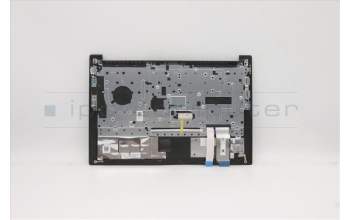 Lenovo 5M10Z54623 C-Cover with keyboard, German, Black, Fingerprint