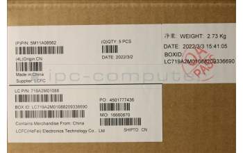 Lenovo 5M11A08562 MECH_ASM FCcover BLT KBD SWS UK(LTN)BF
