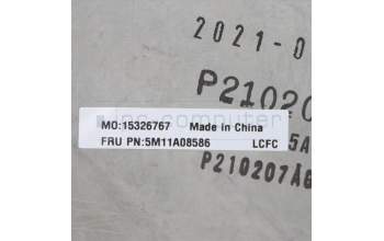 Lenovo 5M11A08586 MECH_ASM FCcover KBD EURO ENG US(LTN) BF