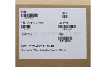 Lenovo 5M11A17771 MECH_ASM CS21_2BCP,GLASS,BLACK,TRA