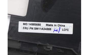 Lenovo 5M11A34888 MECH_ASM KBD ENG(Pri) Tex US BK