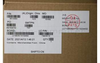 Lenovo 5M11A34903 MECH_ASM KBD TC(Pri) Tex US BK