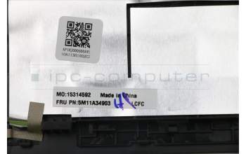 Lenovo 5M11A34903 MECH_ASM KBD TC(Pri) Tex US BK