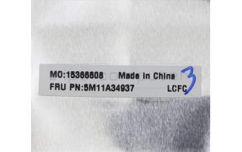 Lenovo 5M11A34937 MECH_ASM KBD TC(Pri) Tex FPR US BK