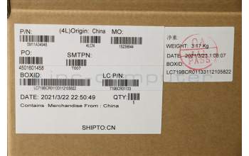 Lenovo 5M11A34948 MECH_ASM KBD IND ENG(Sun) Tex FPR US BK