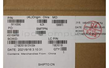 Lenovo 5M11A35042 MECH_ASM KBD IND ENG BL(Pri) Pat US BK