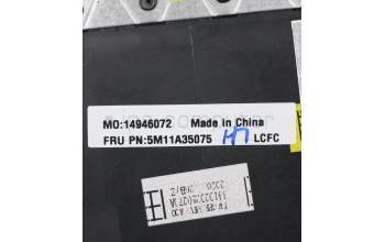 Lenovo 5M11A35075 MECH_ASM KBD SPA BL(Pri) Pat FPR UK BK