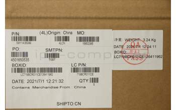 Lenovo 5M11A35099 MECH_ASM KBD POR BL(Pri) Pat FPR UK BK