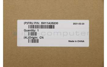 Lenovo 5M11A35230 MECH_ASM KBD EURO ENG BL(Sun)Tex FPRUSBK