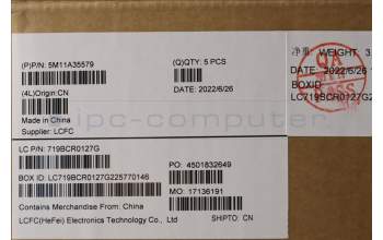 Lenovo 5M11A35579 MECH_ASM KBD ITA BL(Pri) Pat FPR UK SR