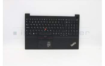 Lenovo 5M11A35702 C-Cover with keyboard, Swedish/Finnish, Black, UK
