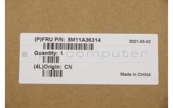 Lenovo 5M11A36314 MECH_ASM KB ITA BKLT(P)FPR UK BK