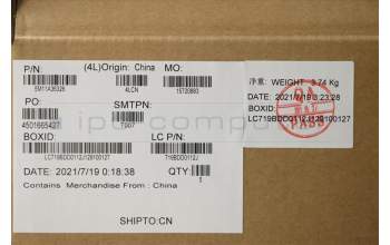 Lenovo 5M11A36326 MECH_ASM KB CZE/SLK BKLT(P)FPR UK BK