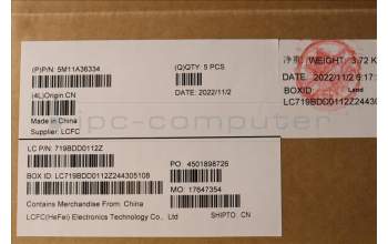 Lenovo 5M11A36334 MECH_ASM KB SWE/FIN BKLT(S)FPR UK BK