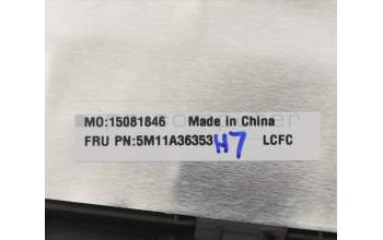 Lenovo 5M11A36353 MECH_ASM KB BUL BKLT(P)FPR UK BK