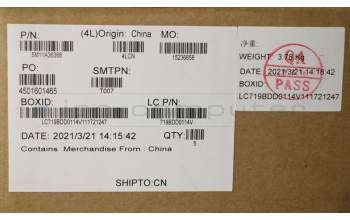 Lenovo 5M11A36368 MECH_ASM KB IND ENG BKLT(P)FPR US BK