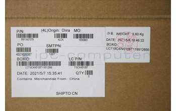 Lenovo 5M11A37379 C-Cover with keyboard,Spanish LA,Black,Backlight