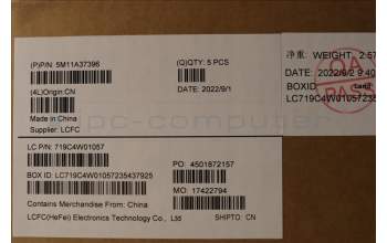 Lenovo 5M11A37396 MECH_ASM KBDW/C POR BKLT(CHY) UK BK