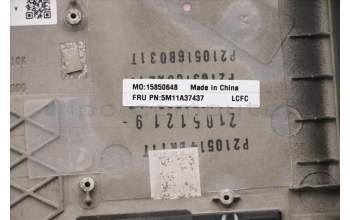 Lenovo 5M11A37437 MECH_ASM KBDW/C SWE/FIN BKLT(SUN) UK BK