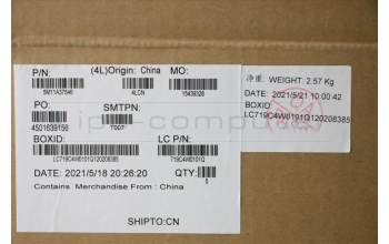 Lenovo 5M11A37546 MECH_ASM KBDW/C CZE/SLK BKLT(SUN)WW UKBK
