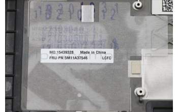 Lenovo 5M11A37546 MECH_ASM KBDW/C CZE/SLK BKLT(SUN)WW UKBK
